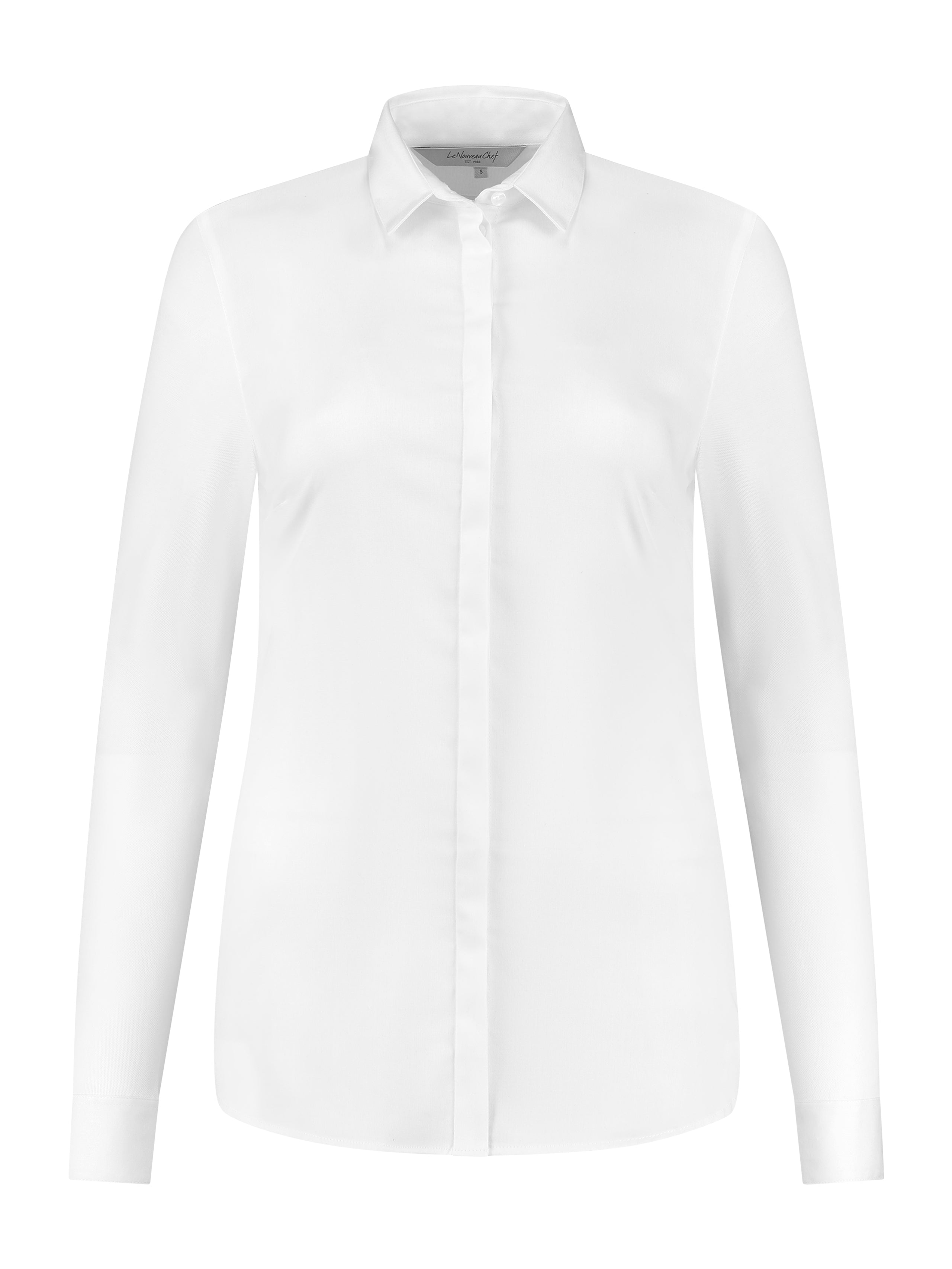 Blouse Demy White by Le Nouveau Chef -  ChefsCotton