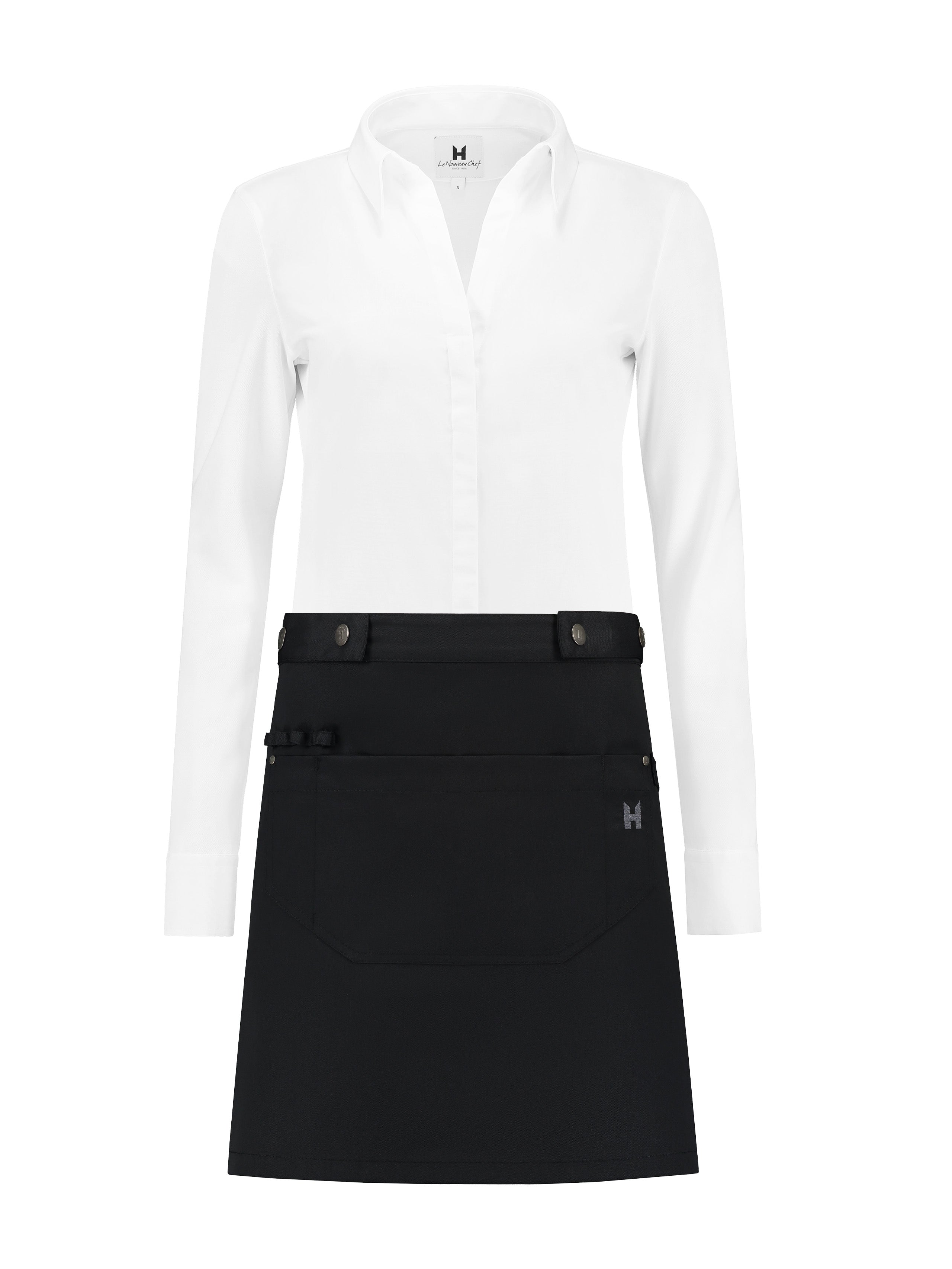 Apron Miami Black by Le Nouveau Chef -  ChefsCotton