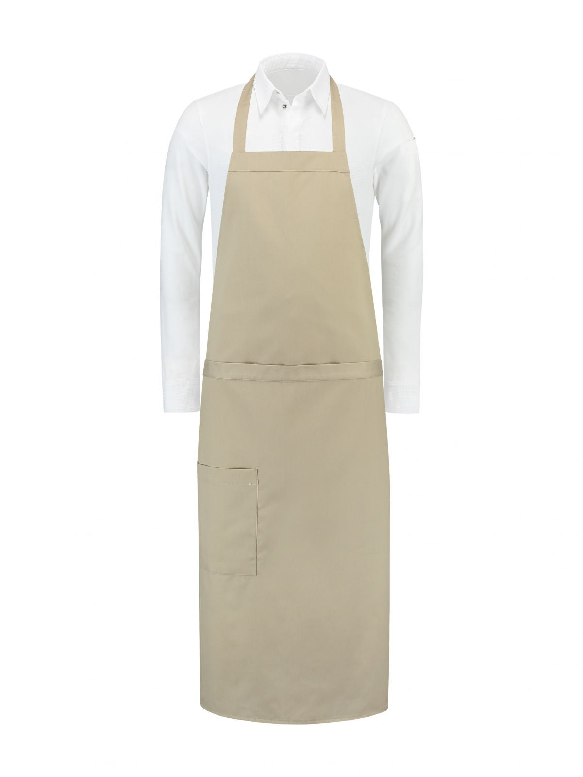 Bib Apron Phoenix Sand Denim by Le Nouveau Chef -  ChefsCotton