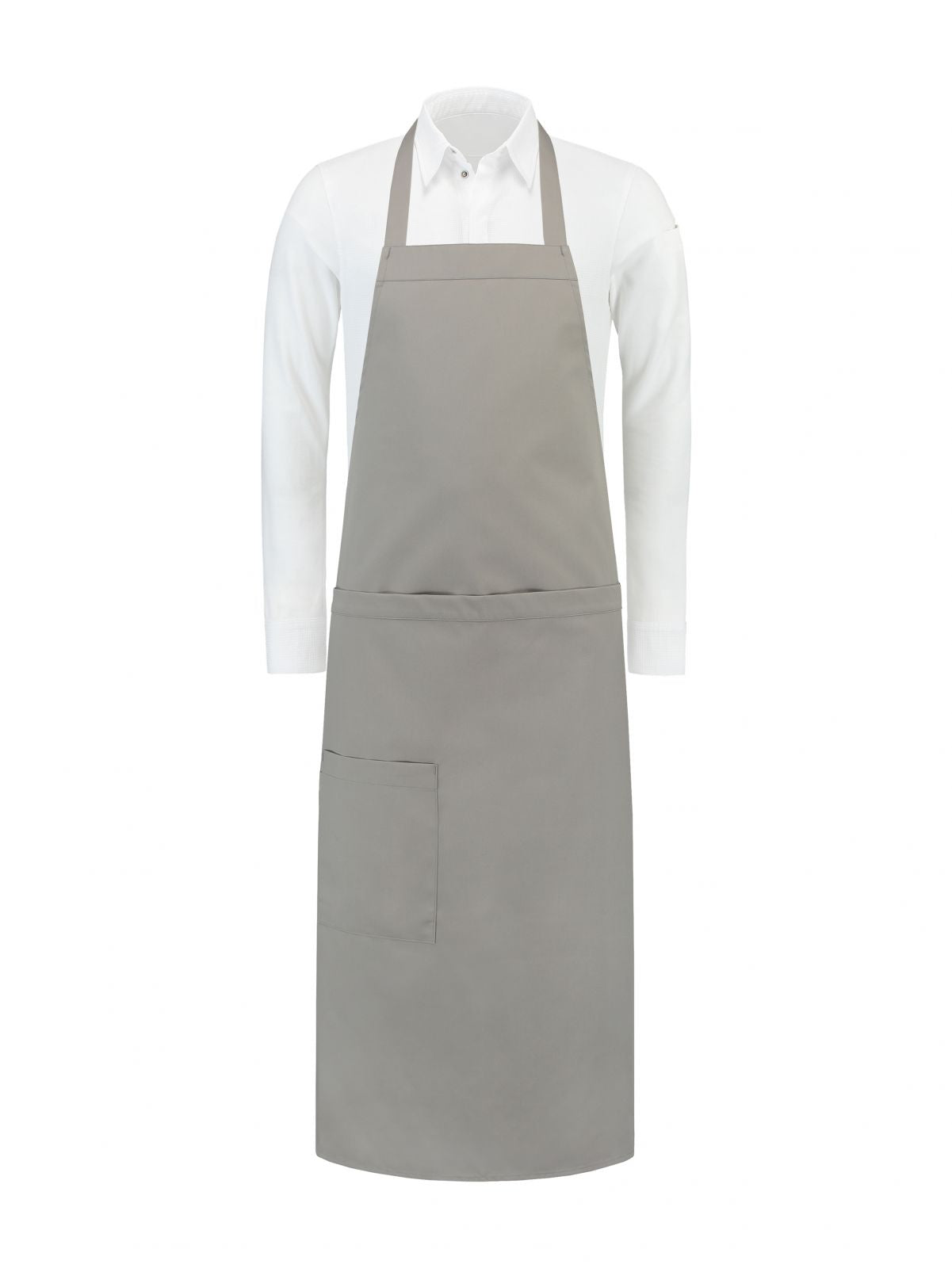 Bib Apron Phoenix Slate Grey by Le Nouveau Chef -  ChefsCotton